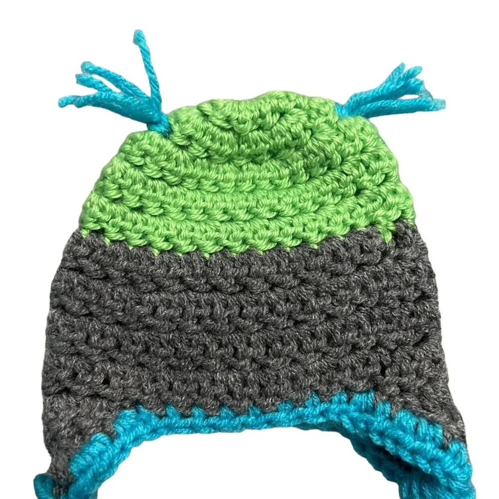 Handmade Infant (0-12m) Crochet Owl Hat